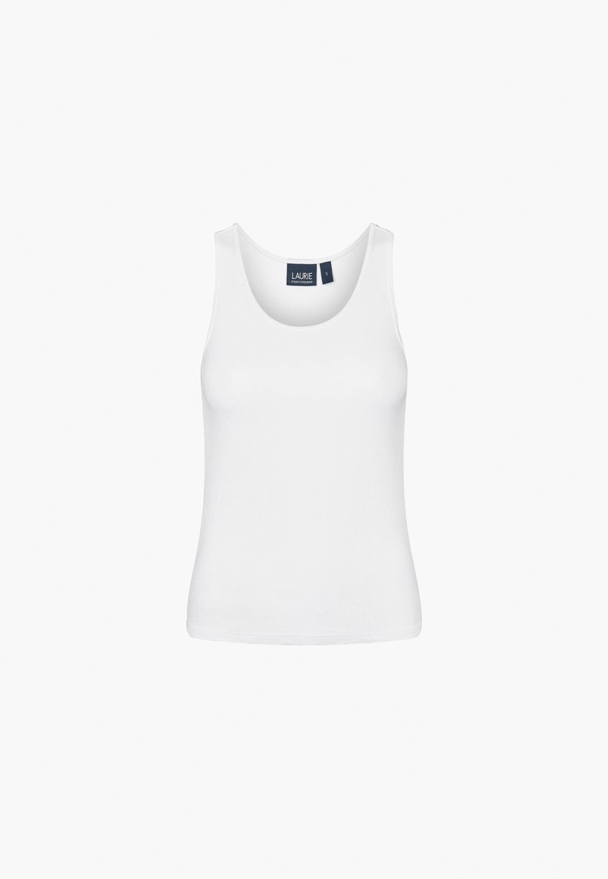 LAURIE  Alberte Tank Top Tops 10000 White