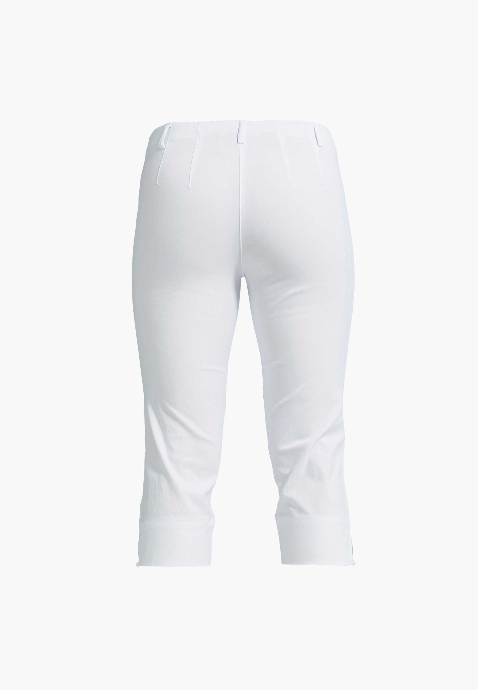 LAURIE Anabelle Regular Capri Medium Length Trousers REGULAR 10970 White