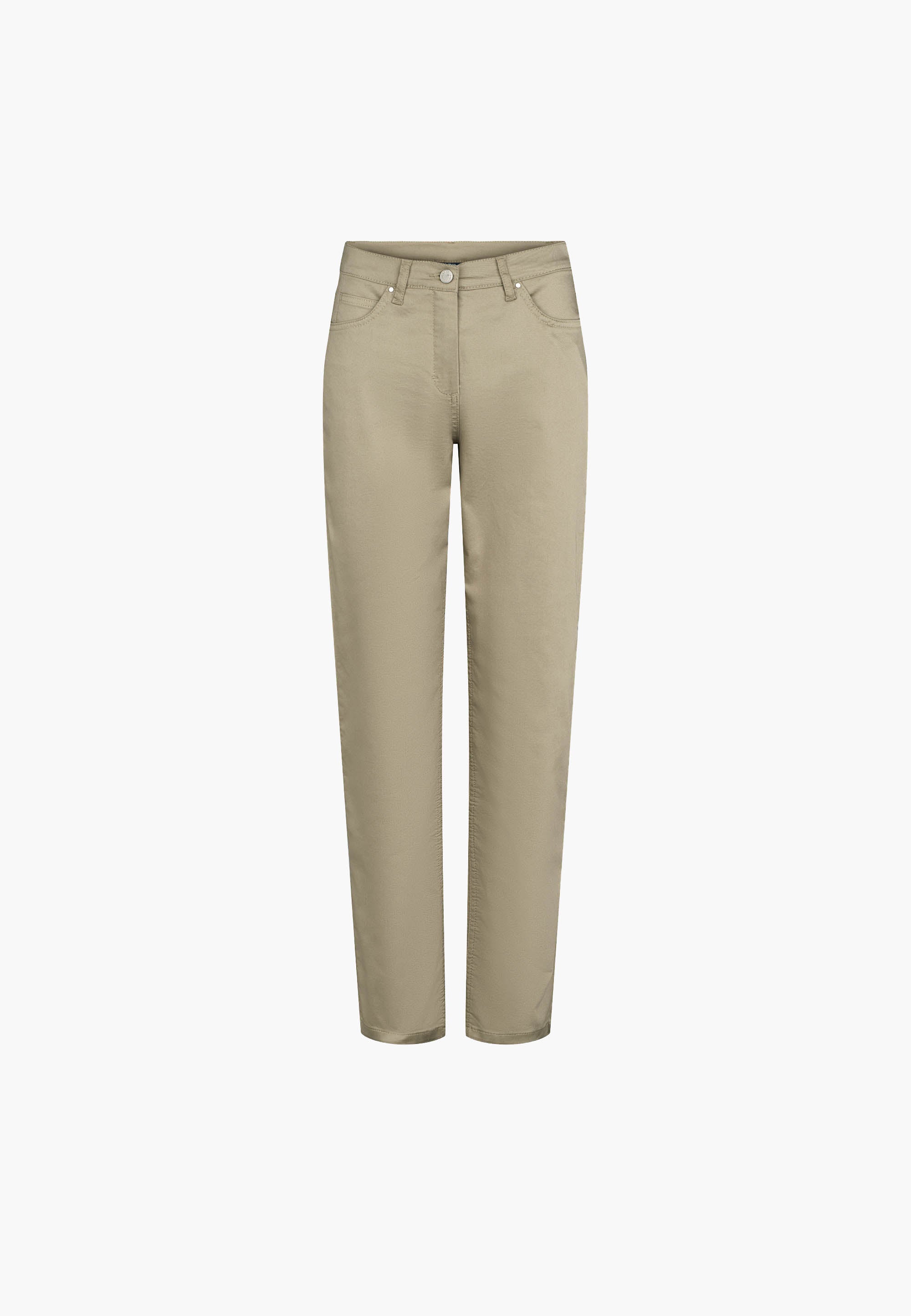 LAURIE  Charlotte Regular - Medium Length Trousers REGULAR 27000 Dark Sand