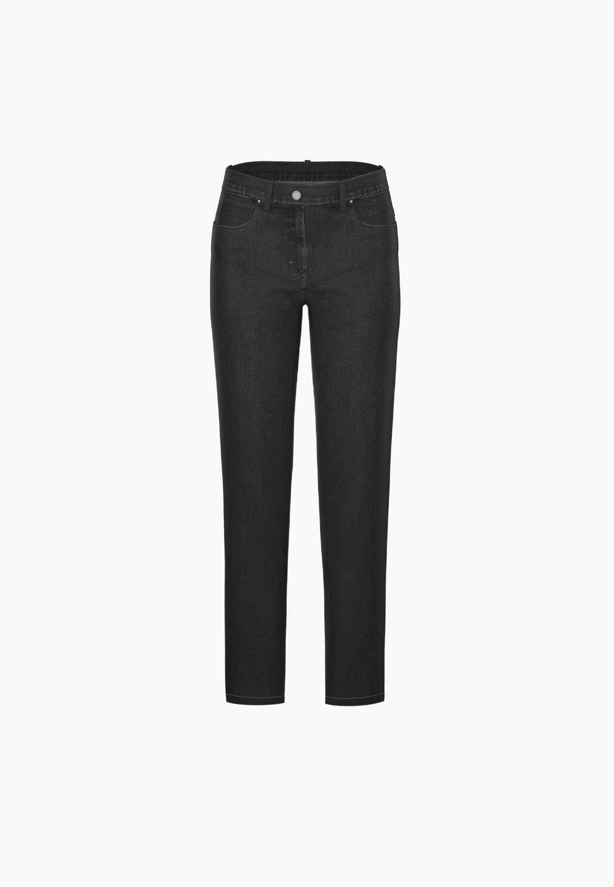 LAURIE Charlotte Regular - Medium Length Trousers REGULAR 99900 Black Denim