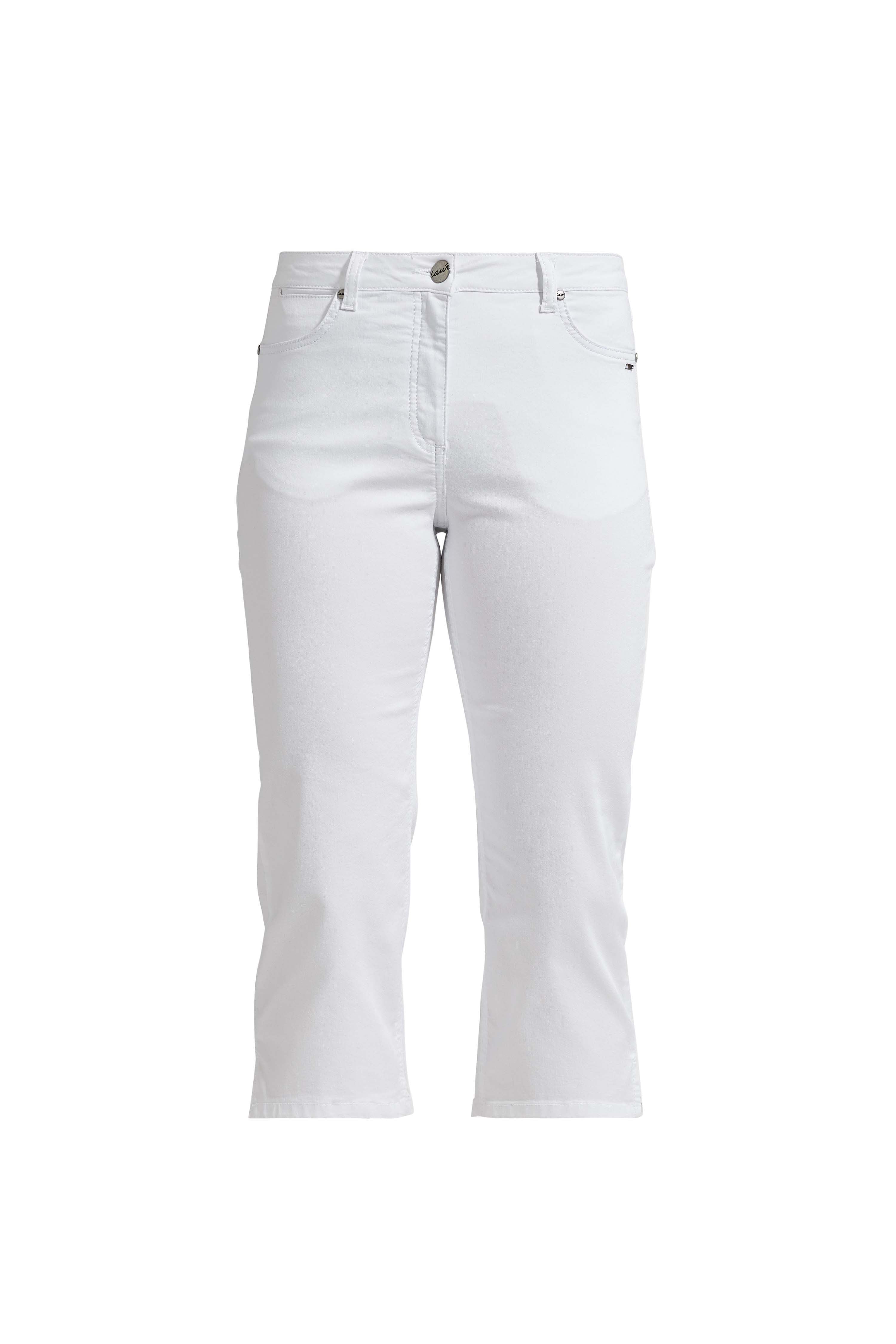 LAURIE  Charlotte Regular Capri Housut Trousers REGULAR 10100 White
