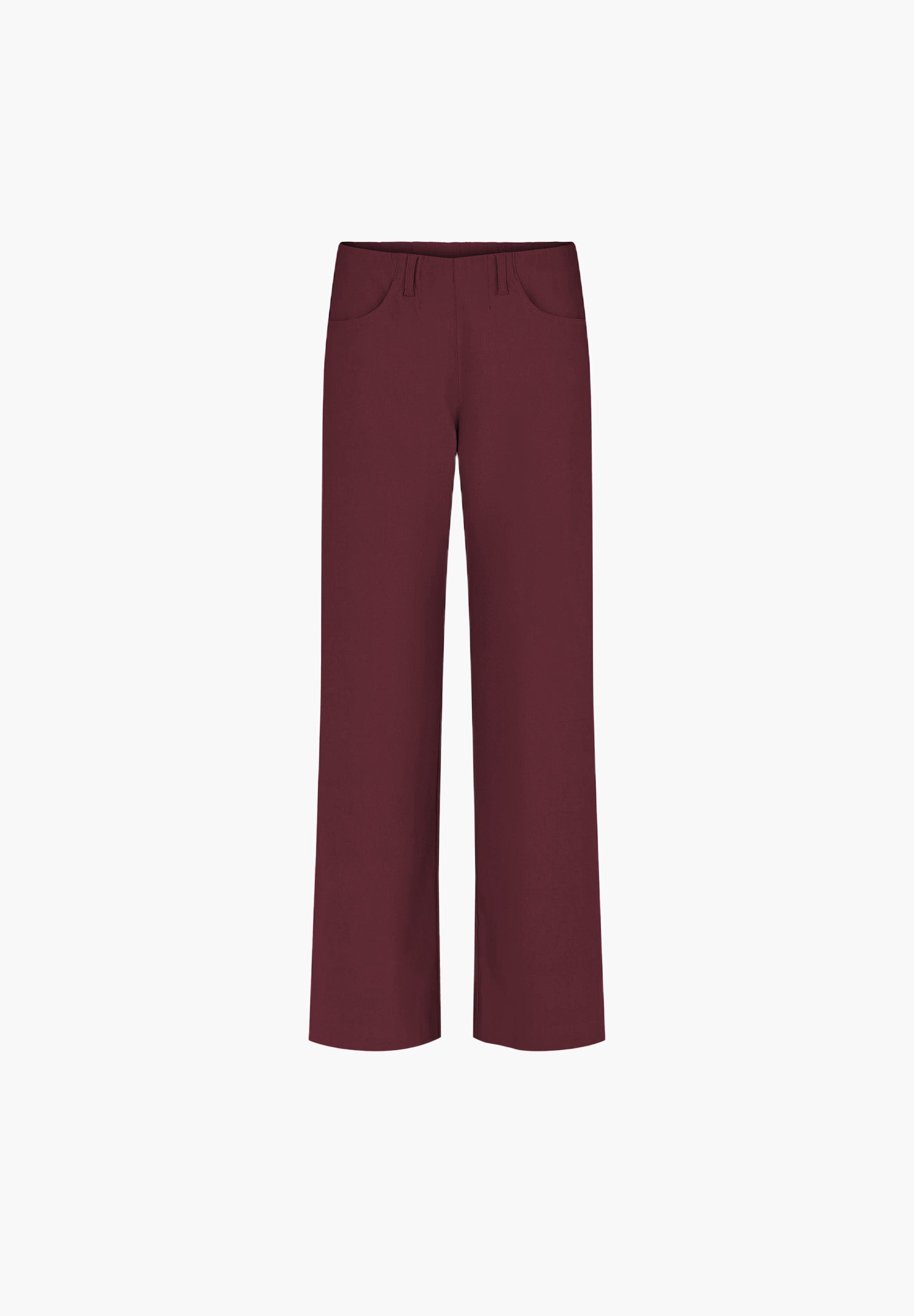 LAURIE  Donna Loose - Medium Length Trousers LOOSE 66000 Zinfandel