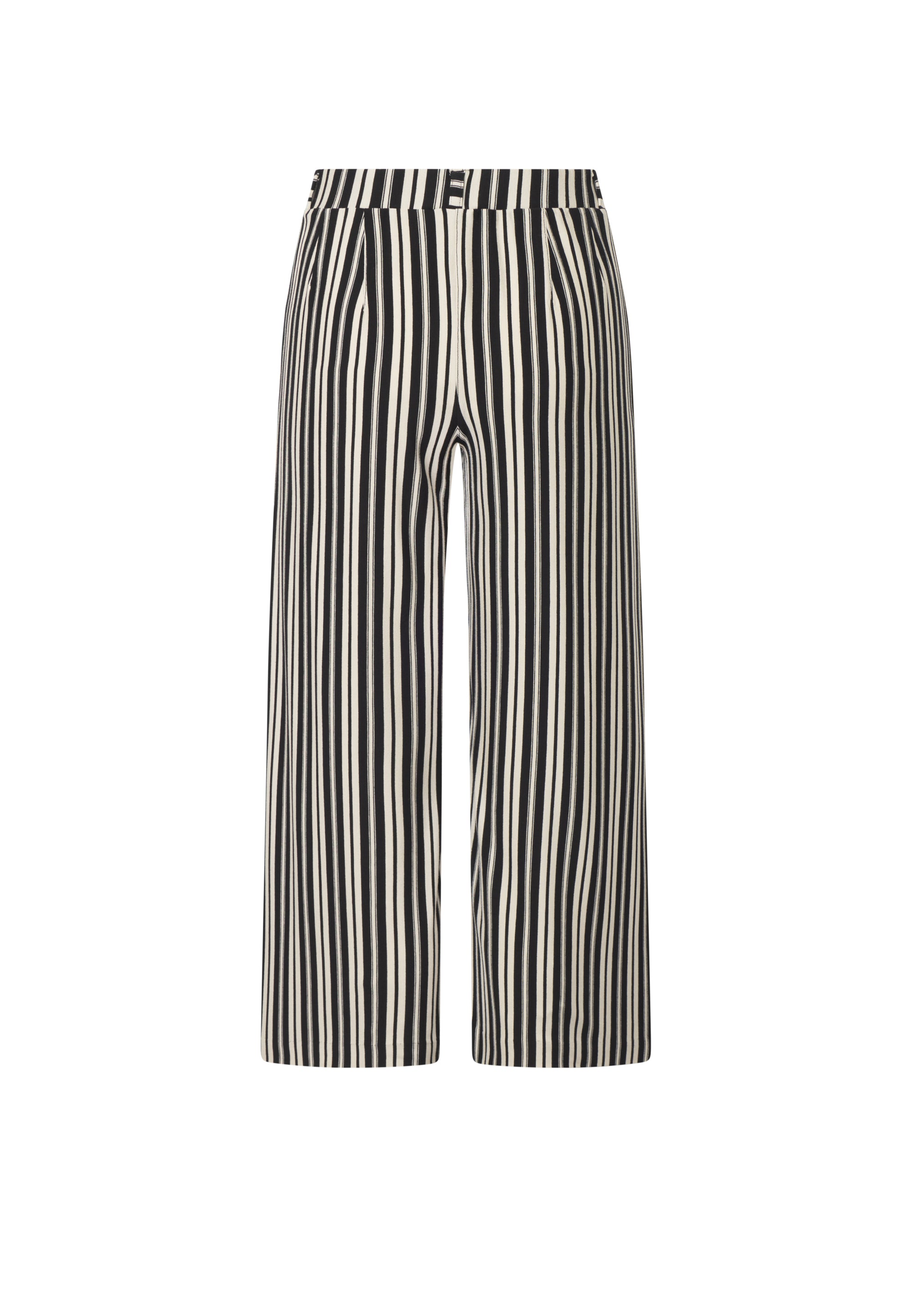 LAURIE Donna Loose Crop Trousers LOOSE 99139 Elegant Stripe