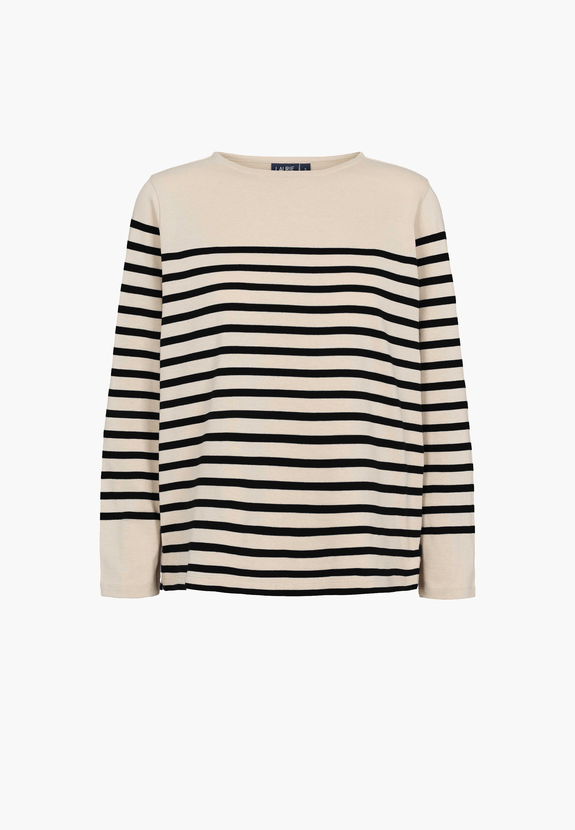 LAURIE  Gabrielle Breton Shirt LS Sweatshirts 99013 Black Birch Stripe