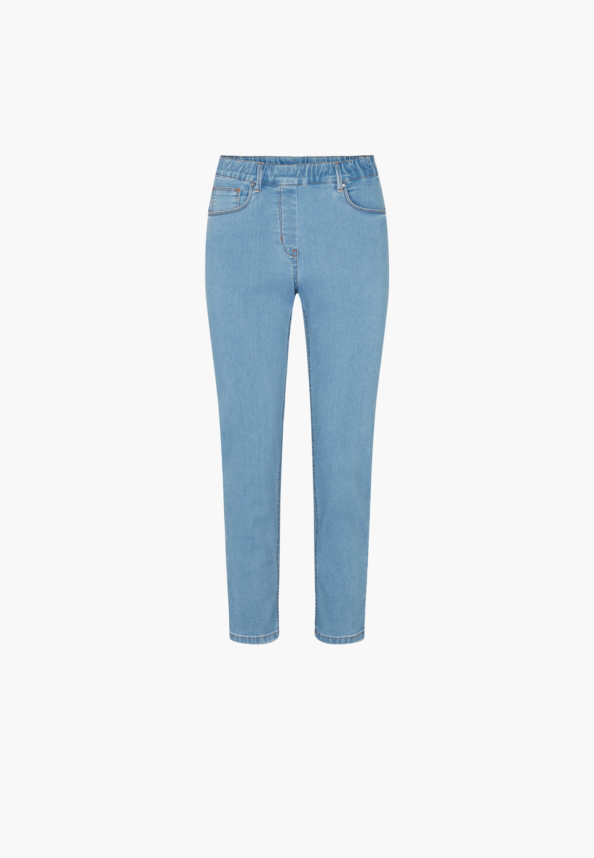 LAURIE  Hannah Regular - Extra Short Length Trousers REGULAR 49301 Light Blue Denim