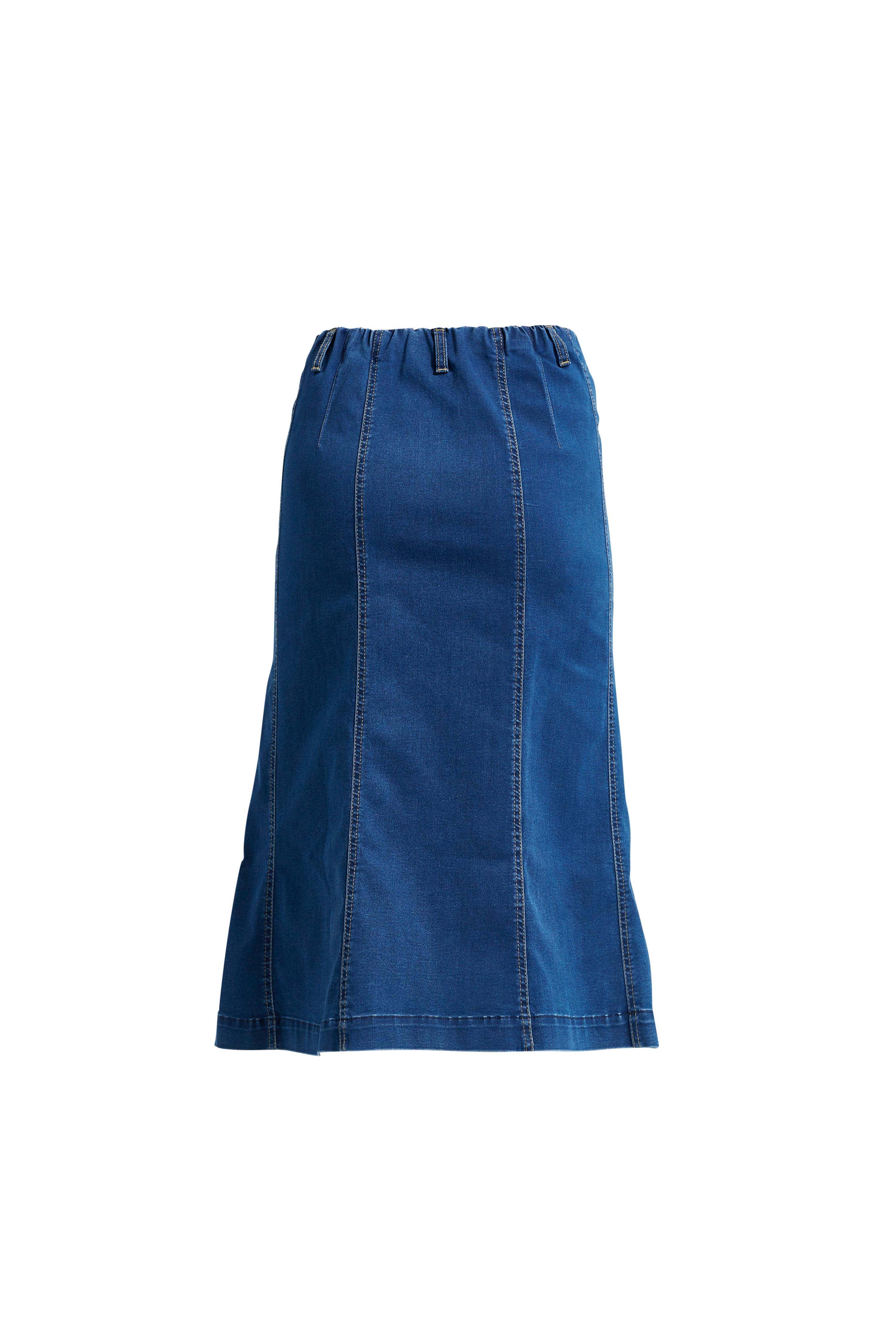 LAURIE  Hazel Hame Skirts 43515 Medium Blue Denim