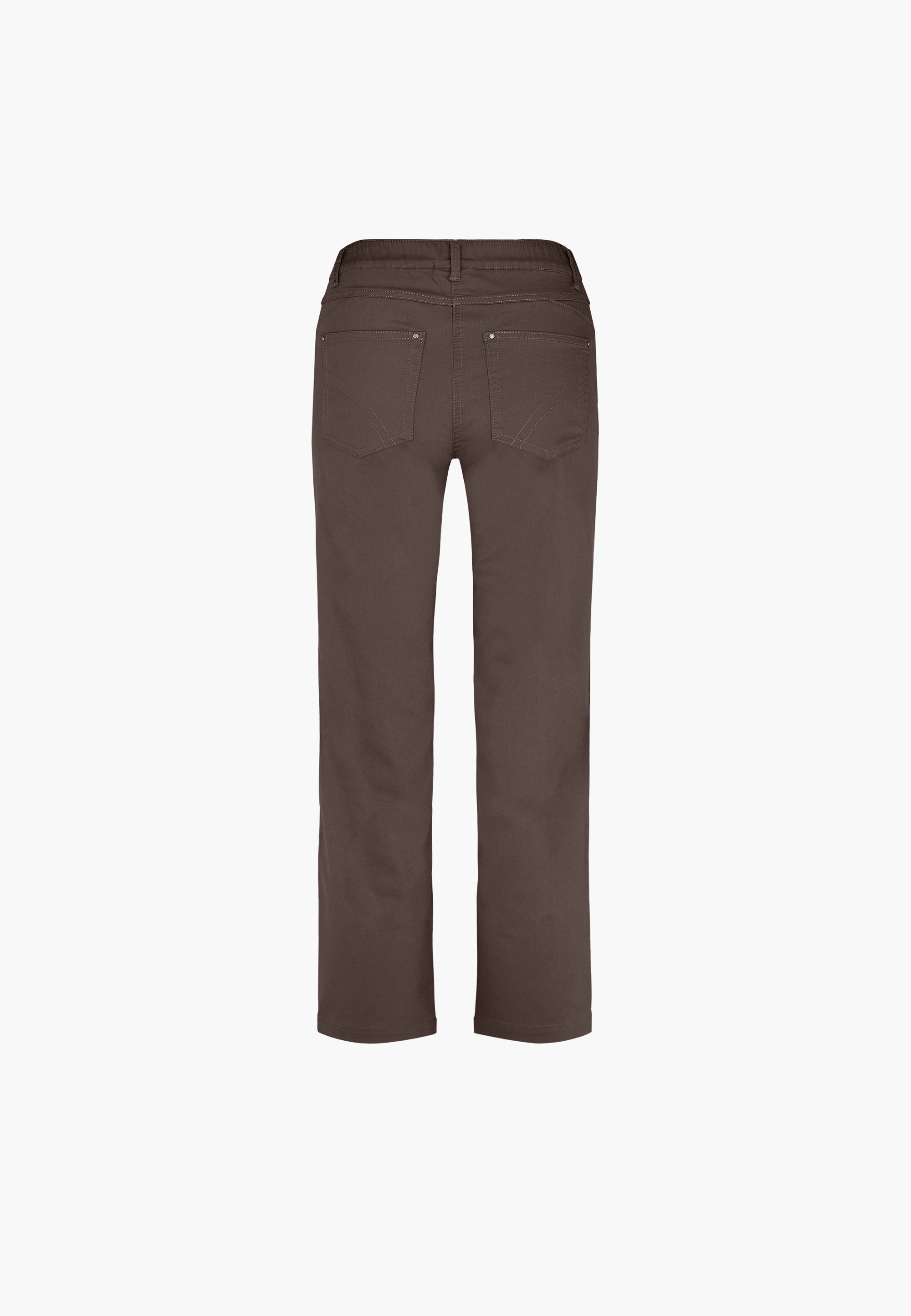 LAURIE  Helen Straight - Medium Length Trousers STRAIGHT 88000 Brown