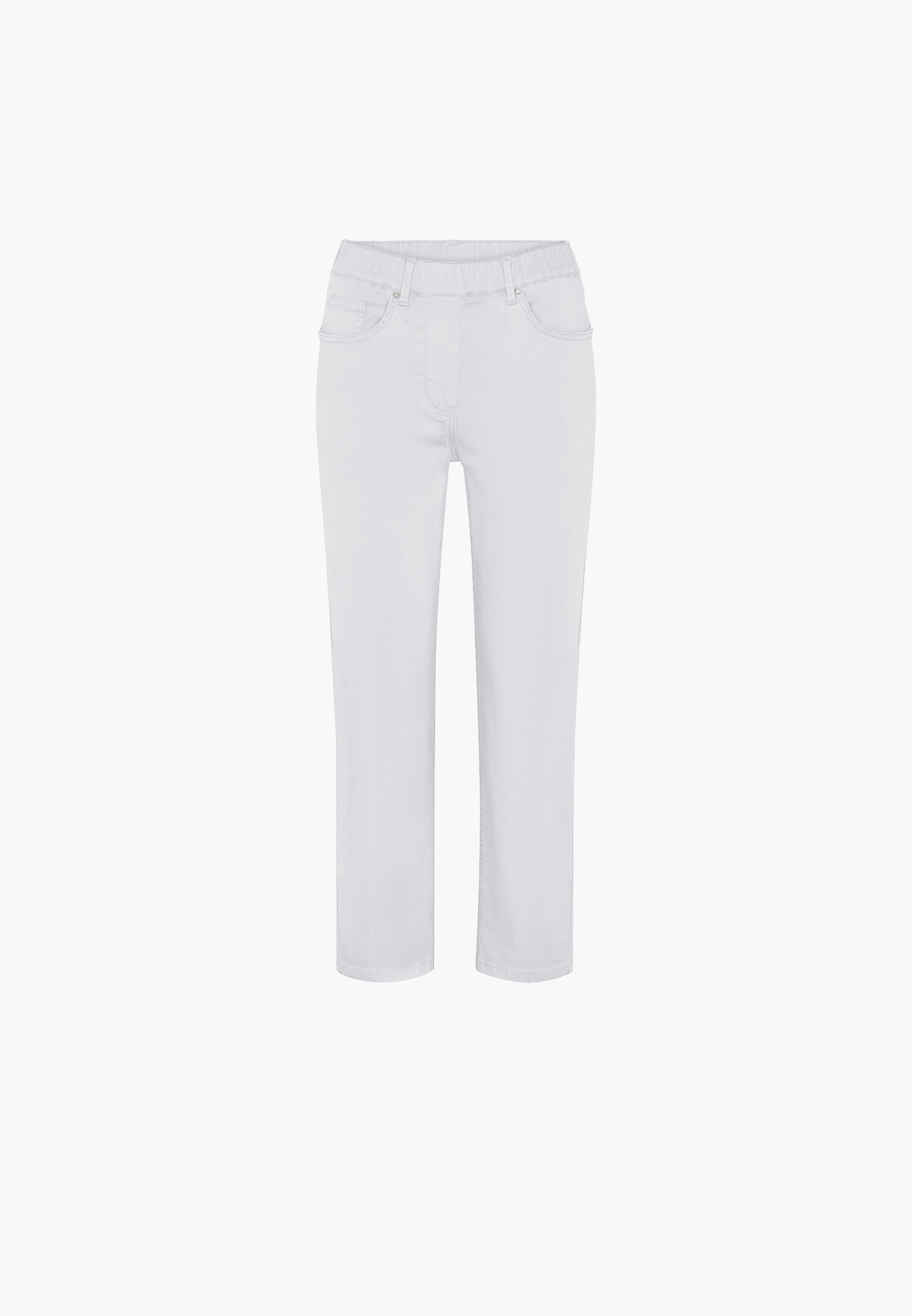 LAURIE Helen Straight Crop Trousers STRAIGHT 10122 White