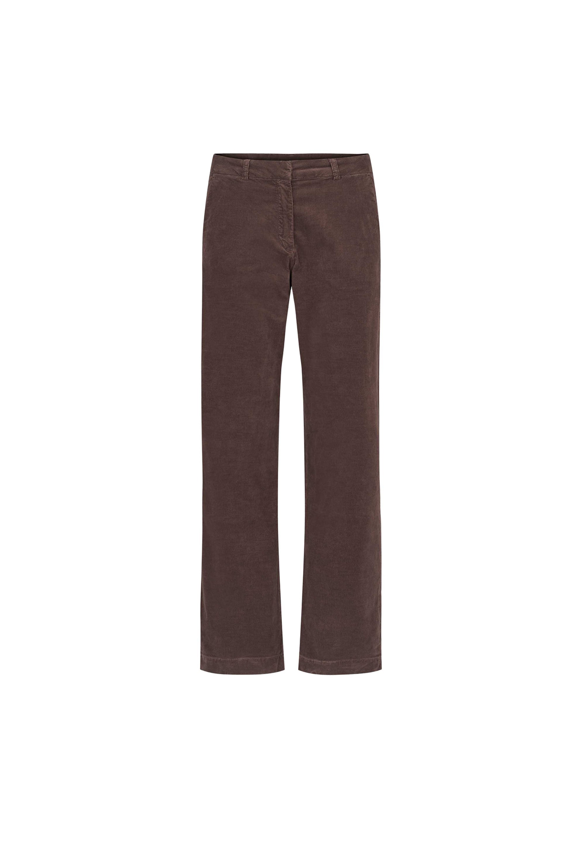 LAURIE  Judy Straight Sametti - Medium Length Trousers STRAIGHT 88000 Brown