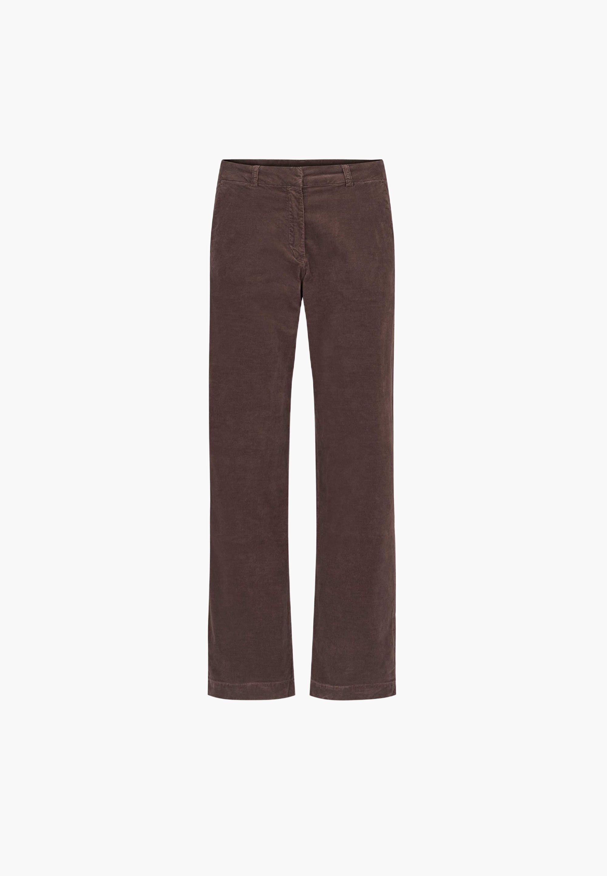 LAURIE  Judy Straight Sametti - Medium Length Trousers STRAIGHT 88000 Brown