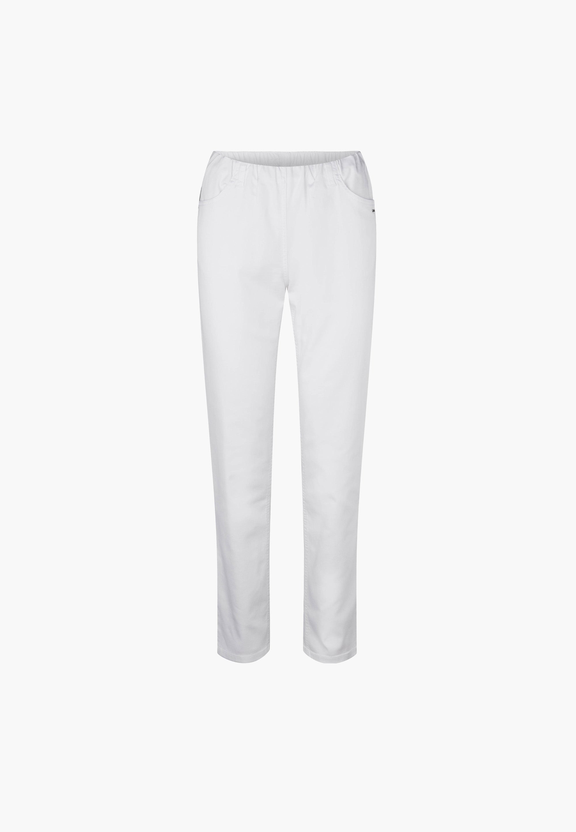 LAURIE  Kelly Regular - Medium Length Trousers REGULAR 10000 White