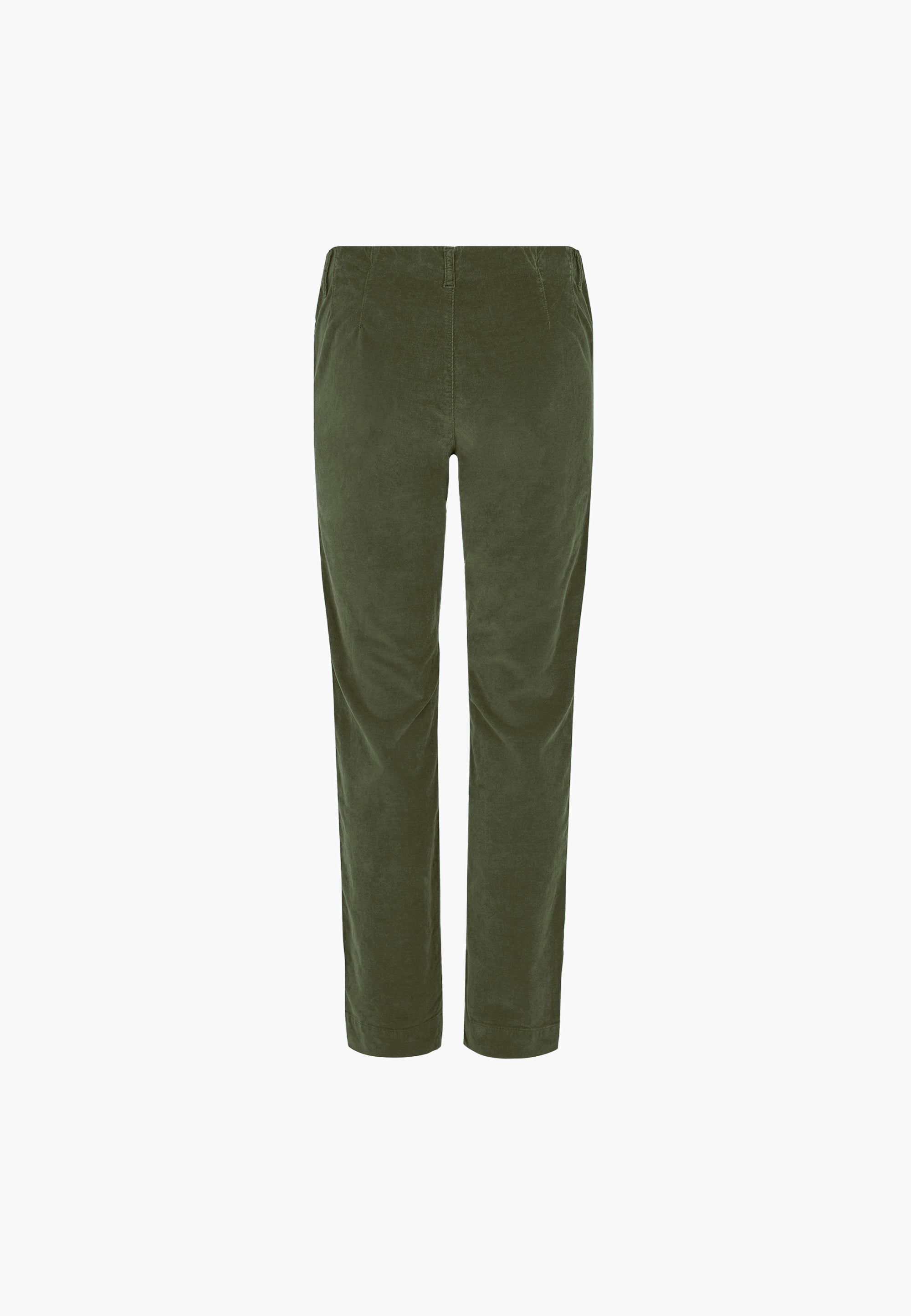 LAURIE  Kelly Regular Sametti - Medium Length Trousers REGULAR 55000 Dried Olive