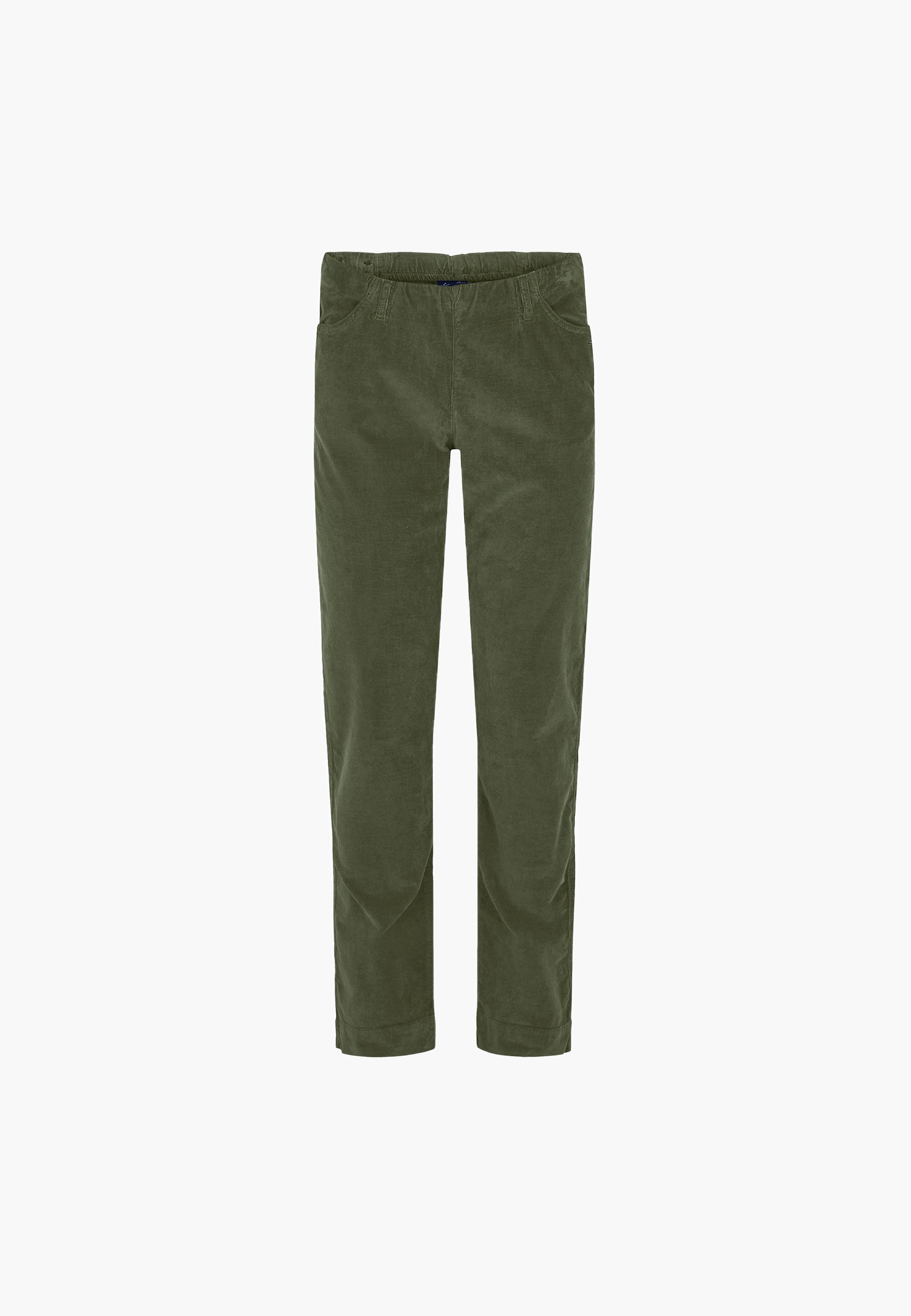 LAURIE  Kelly Regular Sametti - Medium Length Trousers REGULAR 55000 Dried Olive