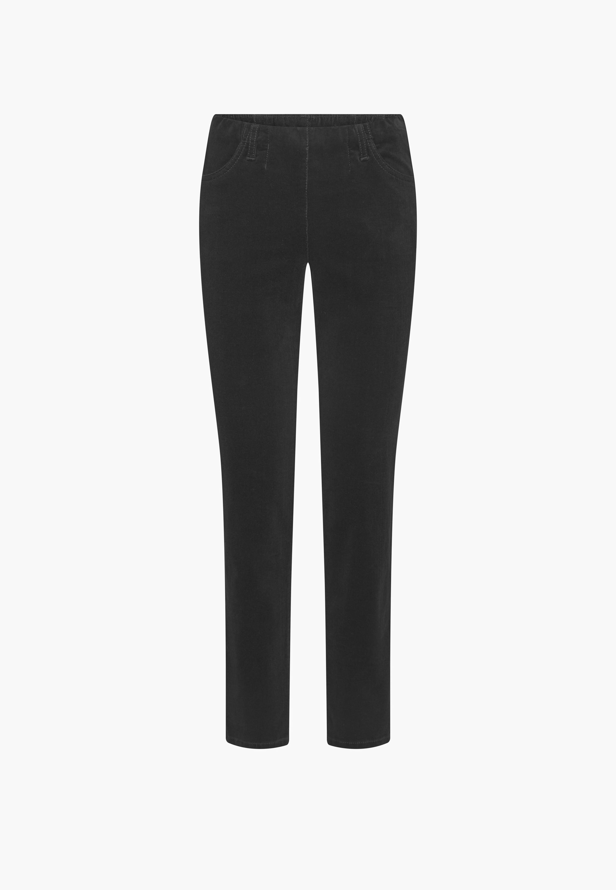 LAURIE  Kelly Regular Sametti - Medium Length Trousers REGULAR 99000 Black