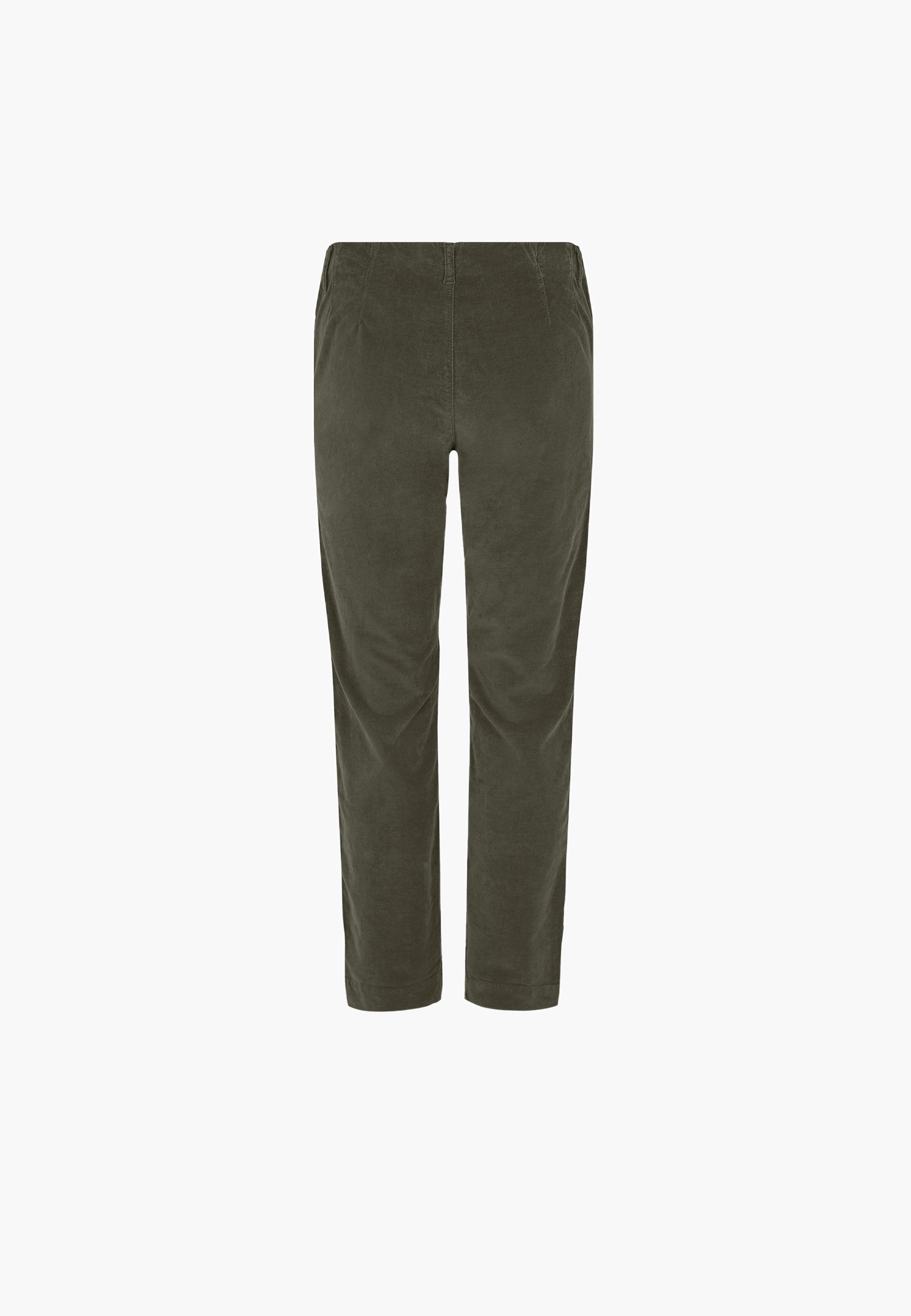 LAURIE  Kelly Regular Sametti - Short Length Trousers REGULAR 55000 Dried Olive