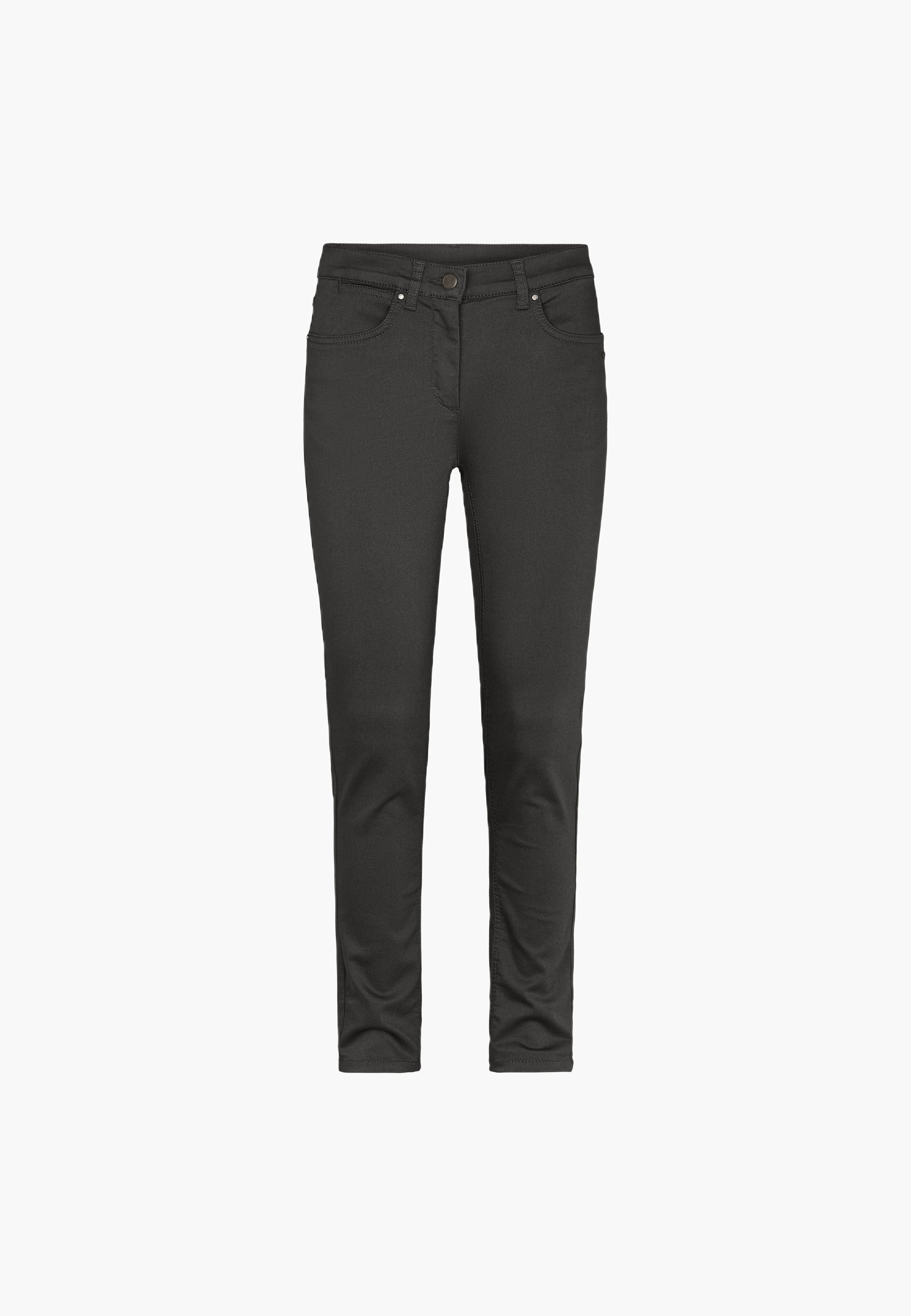 LAURIE  Laura Slim - Medium Length Trousers SLIM 99000 Black