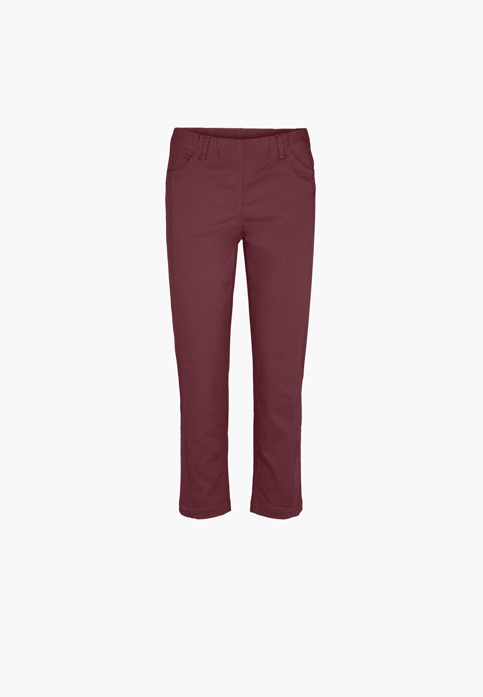 LAURIE Piper Pure Regular Crop Trousers REGULAR 66000 Zinfandel