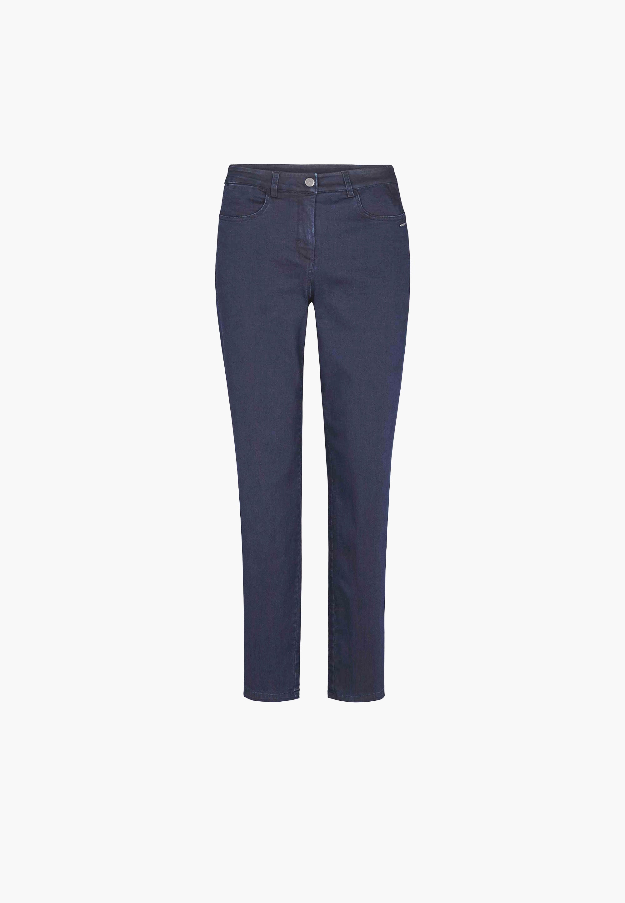 LAURIE  Serene 5-pocket Slim - Short Length Trousers SLIM 49520 Dark Blue Denim