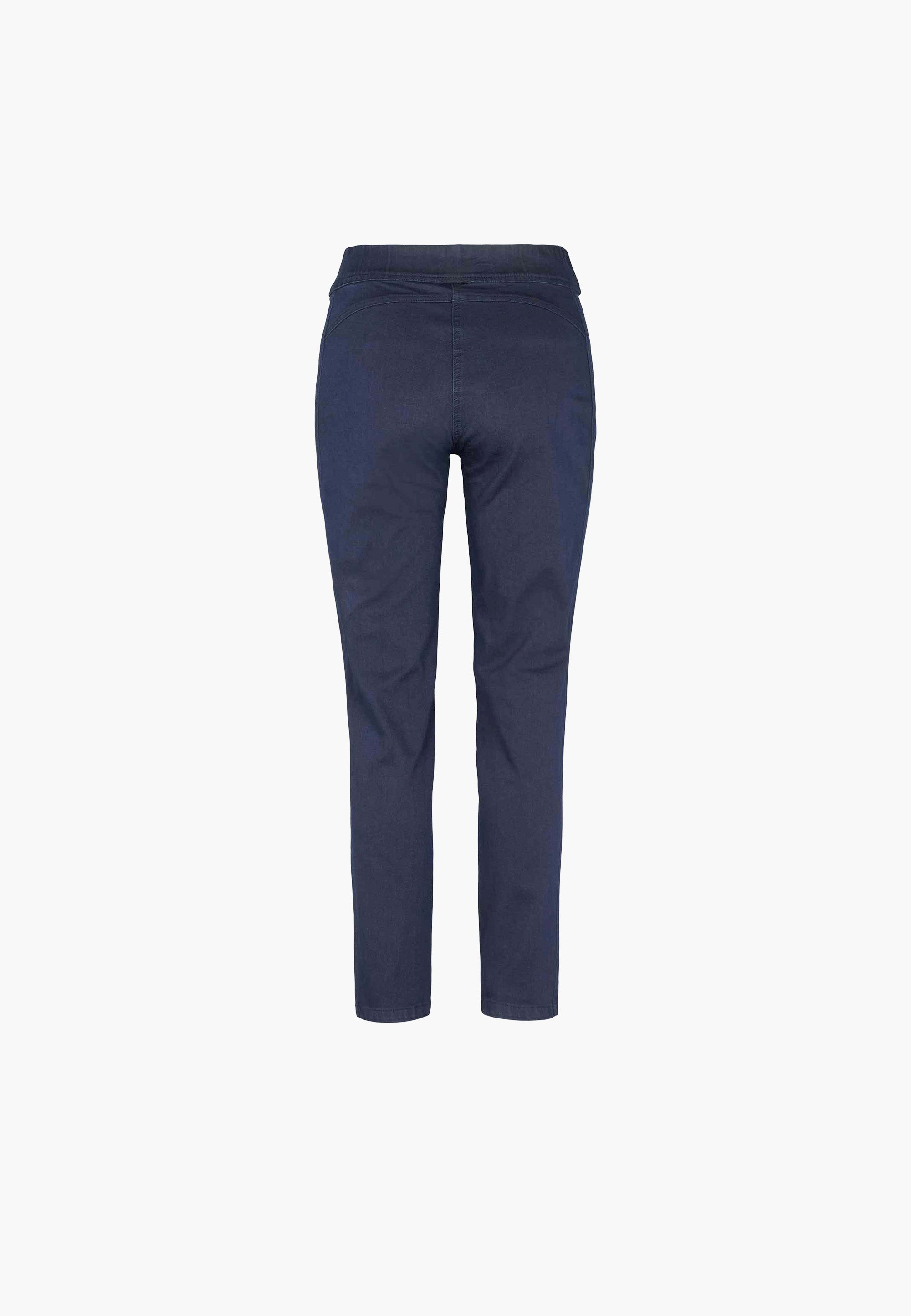 LAURIE  Serene Slim - Short Length Trousers SLIM 49520 Dark Blue Denim