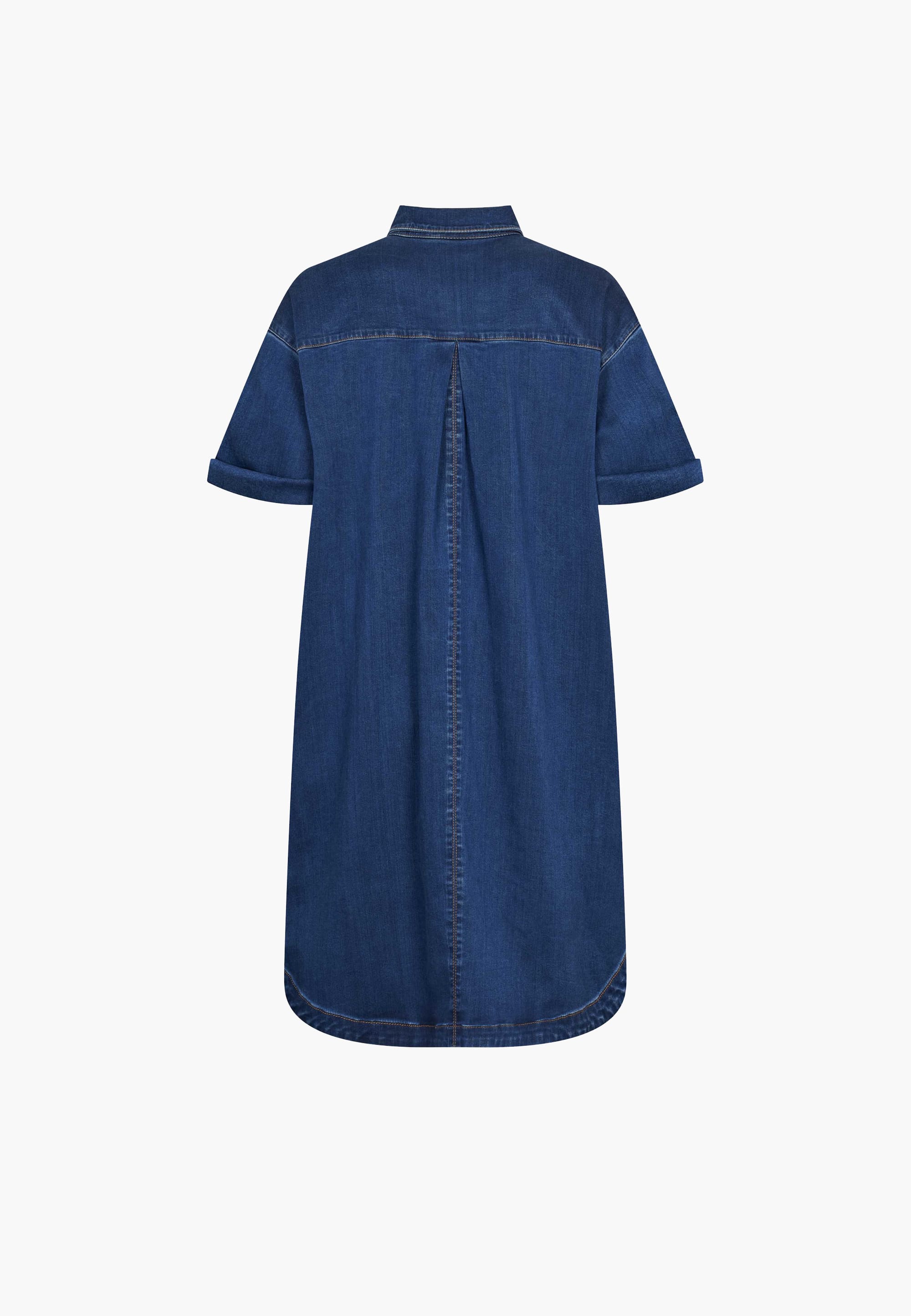 LAURIE Utta Oversize Denim Shirtdress SS Dresses 44506 Medium Blue Denim